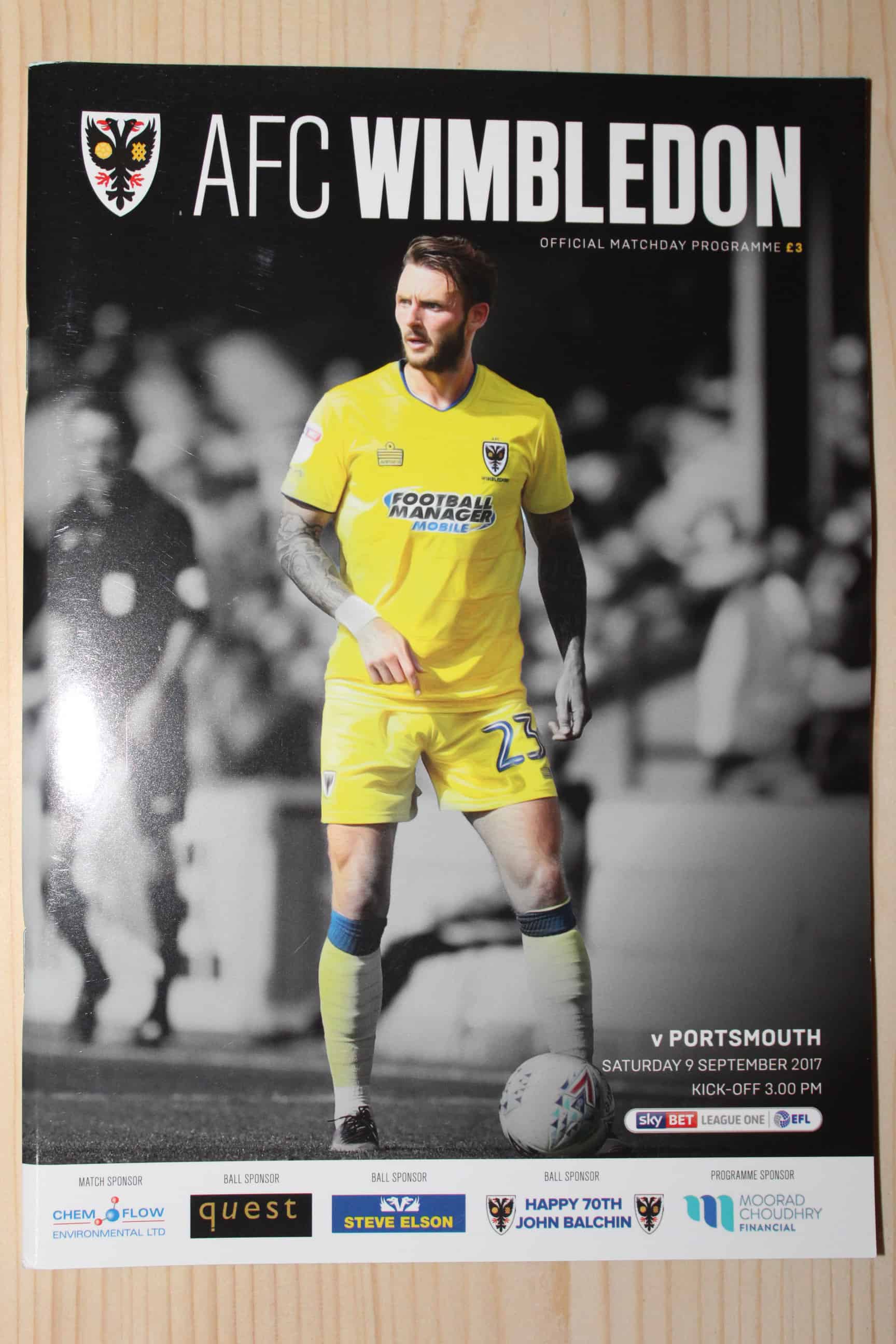 AFC Wimbledon FC v Portsmouth FC